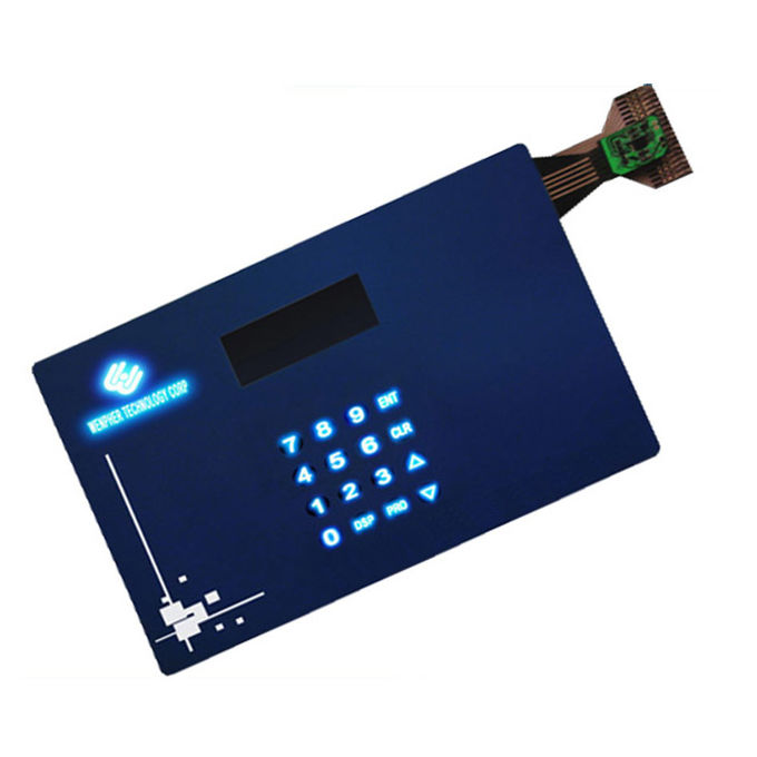 Lightweight Flexible Membrane Switch Keypad Thin Film With 3M467 / 3M468 Adhesive 3