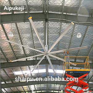 4 9m Workshop Ceiling Fans Big Diameter 8 Blades For Large