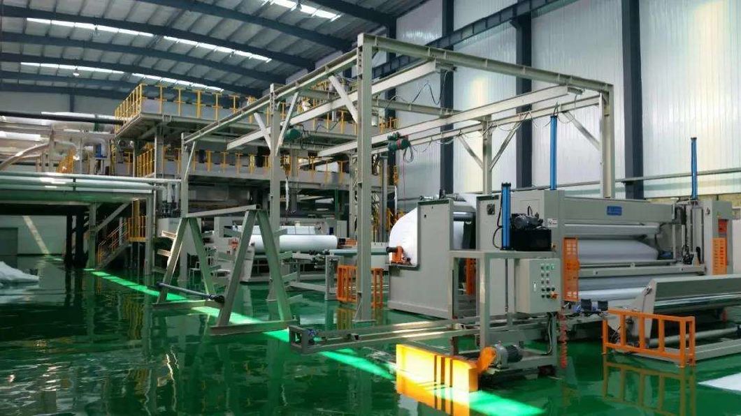 2021 China New Latest SSS Three Beams Non-Woven Making Machine
