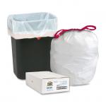 Les sacs de déchets biodégradables colorés, coutume ont imprimé des sacs de déchets de cordon