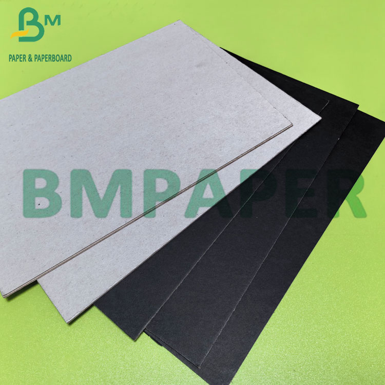 2mm High Stiffness Recyclable Duplex Blac Cardboard with Grey Back for Photo Frame (5)