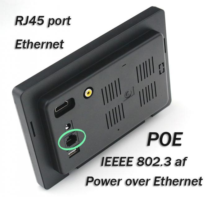 SIBO 7" POE In-Wall mount, On-Wall Mount touch screen with Android 6.0 Qcta-Core