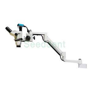 China 2.5X - 25X Clip Type LED Dental Microscope with Built-out Camera / Binocular Dental Operating Microscope SE-XW012 on sale 