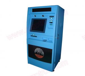 China High quality touchscreen Self service Banking coin counting ATM machine with coin acceptor and receipt printer on sale 