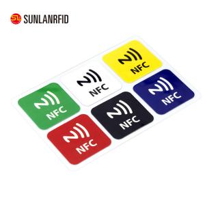 China 13.56MHz Custom Printed Rewritable RFID NFC Tag Label Sticker (SL-1002) on sale 