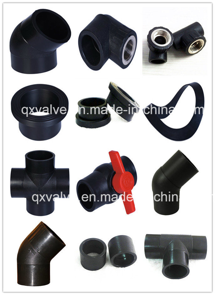 Socket Joint PE Pipe Fitting Water Valve Plastic HDPE Ball Valve