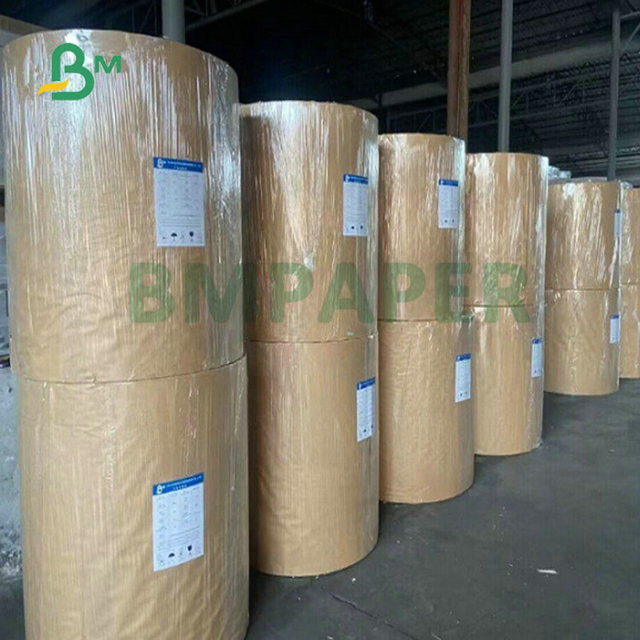Recyclable 250gram 300gram 350gram Brown Kraft Wrapping Paper For Food Container Box 70cm 100cm