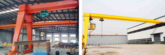 High Performance 50 Ton Semi Gantry Crane / Cantilever Gantry Cranes For Factory