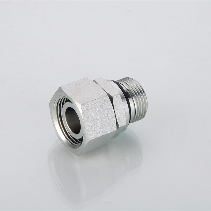 Hydraulic Bite Type Tube Fitting Metric Thread with Captive Seal Metric Female 24 Cone with O-Ring