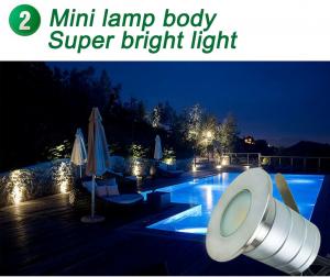 Small 3w Recessed Led Ceiling Lights Ip67 Buried Yard Garden