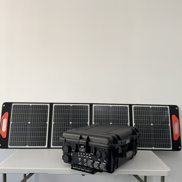 200W Single Crystal Portable Collapsible Efficient Camper RV Solar Panel