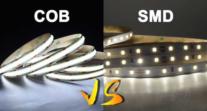 3MM Ultra Thin LED Light Strip COB Dotless High Density Cutting Soldering Under Steps 0
