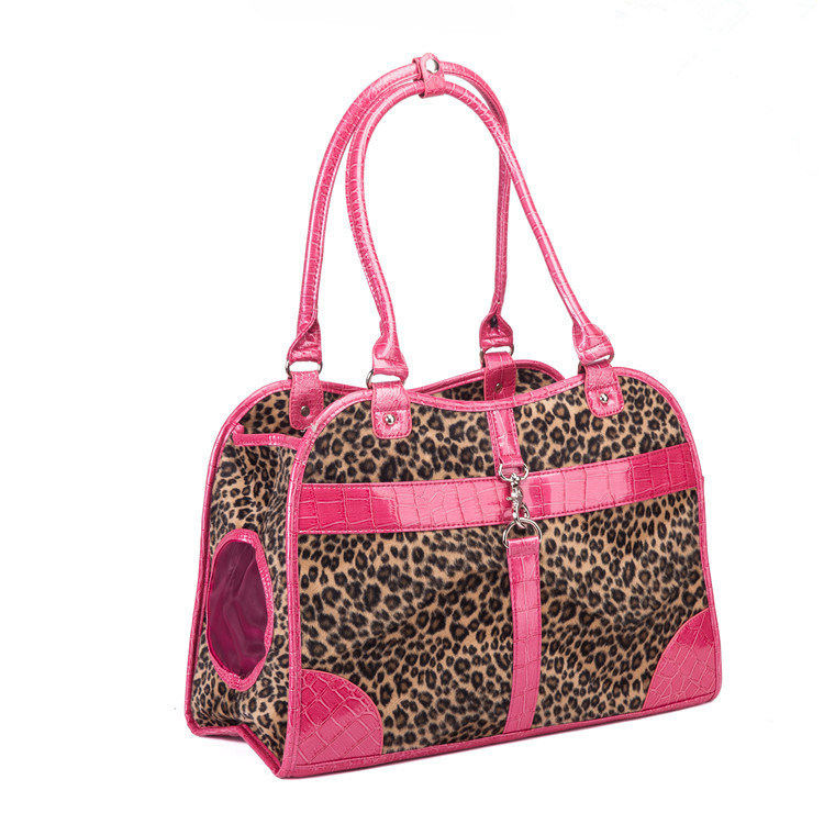 Design Special Dog Bags Leopard Quality Eco-Friendly Pet Carriers