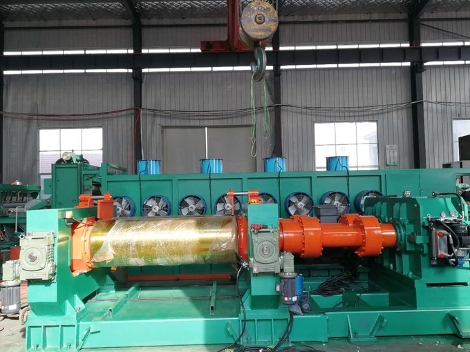 XK-560 Rubber Mixing Mill With Stock Blender For Rubber Compounding 0