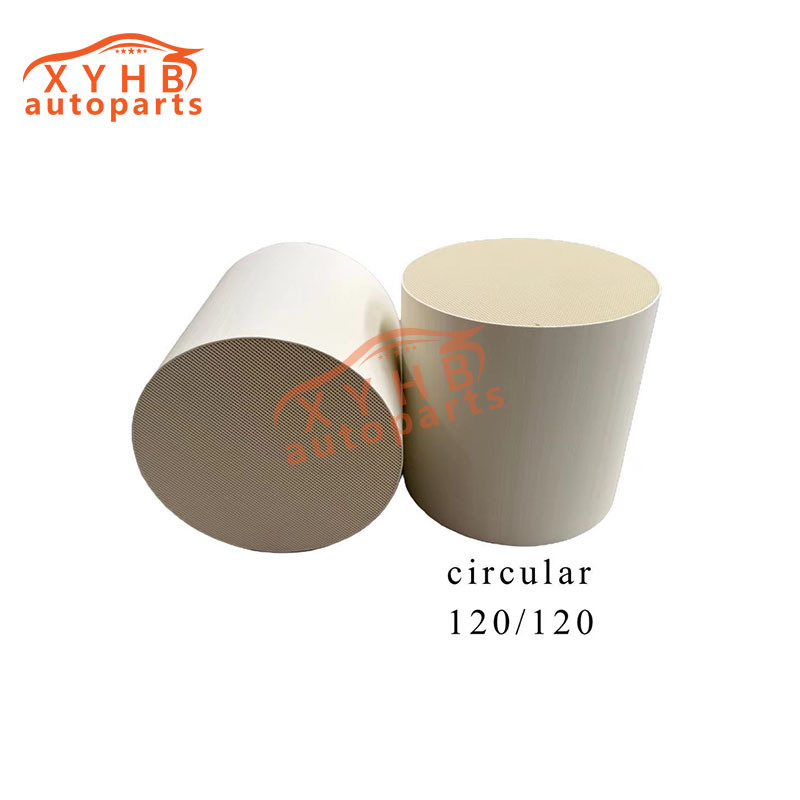 Ceramic Carrier High-Quality Round Three-Way Catalytic Filter Element Euro 1-5 Model: 120*120