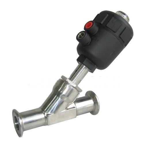 Hot Sale Piston Operated Pneumatic Stainless Steel Angle Seat Valve