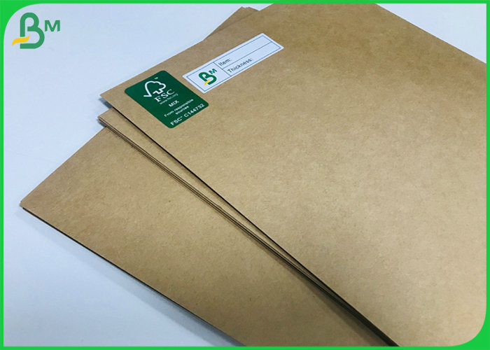 Packing Use 200g 300g 350g Sheet Brown Virgin Craft Paper Board For Food Tray