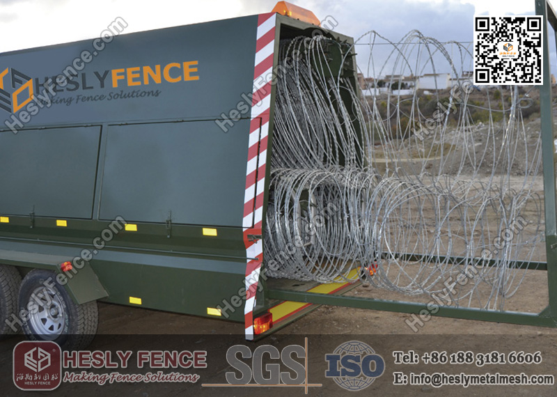 Mobile Security Razor Barrier Fencing