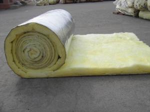 China Thermal insulation glass wool batts,blanket,fiberglass wool roll roofing material on sale 