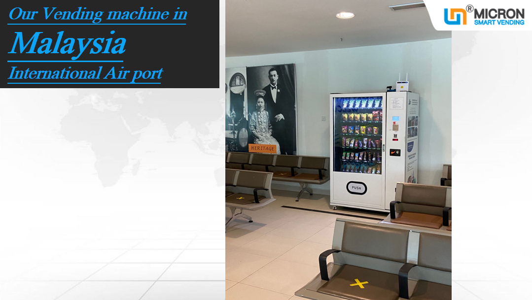 snack and drink vending machine in Malaysia airport