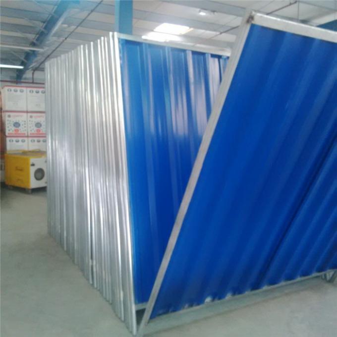 Blue Color of Temporary Hoarding Panels 