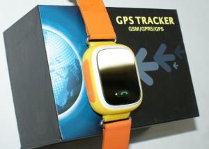 China Sporting Wrist Child Tracking Watch Orange GSM With 5m GPS Accuracy on sale 