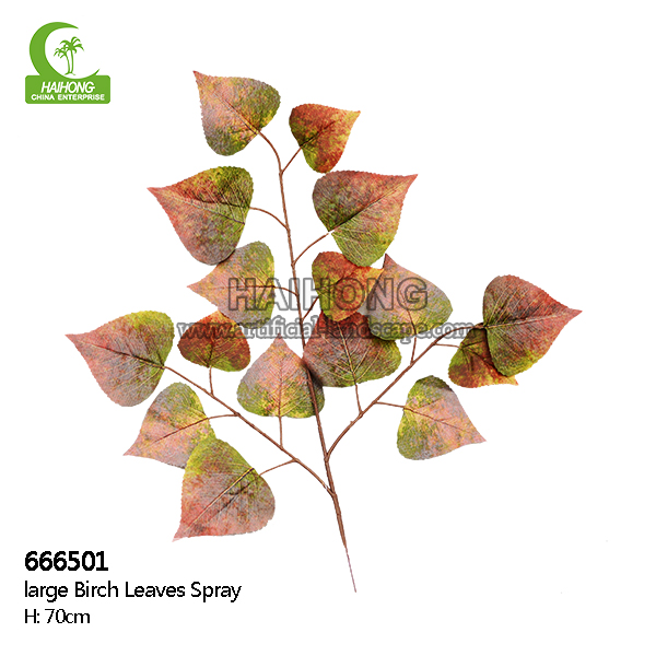 large brich leaves spray