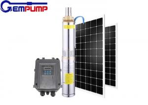 China High Pressure 25HP Solar Powered Pond Pump With Battery Backup on sale 