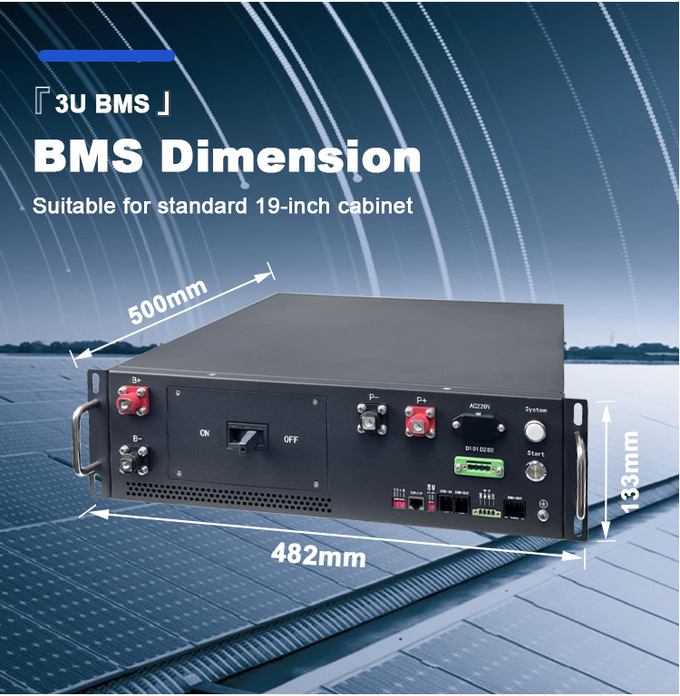 Global leader BMS 160S bms 512V 100A lithium battery bms with CAN comunication for solar energy storage system 1