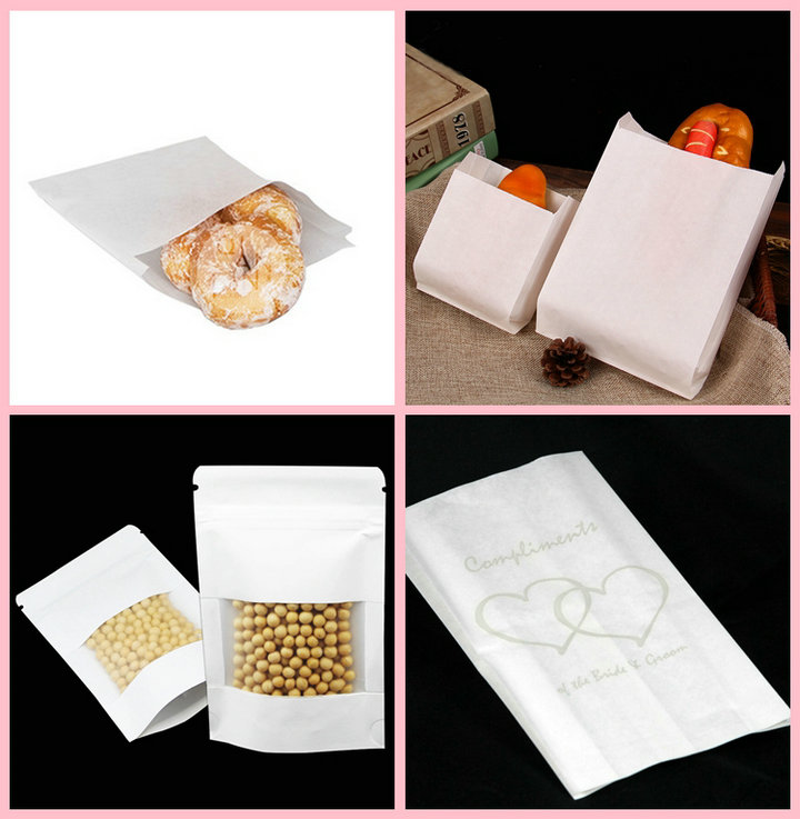 Food Grade Bleached Kraft Paper Roll For Meat Package 60gsm 70gsm 80gsm 120gsm