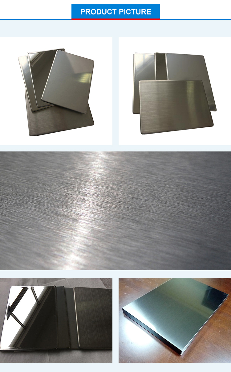 Corrosion resistant stainless steel composite panel wall cladding metal composite panel