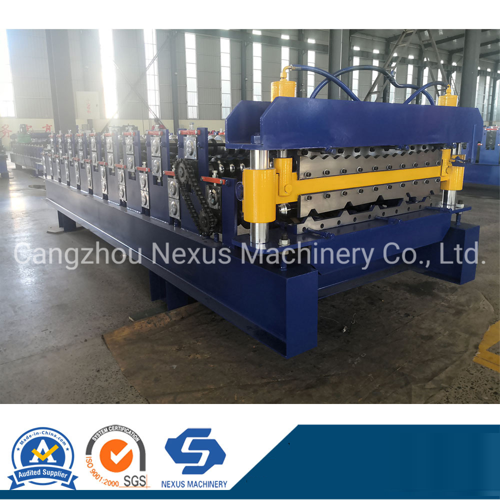 Steel Tech Roofing Double Layer Cold Roll Forming Machine Used in Machinery