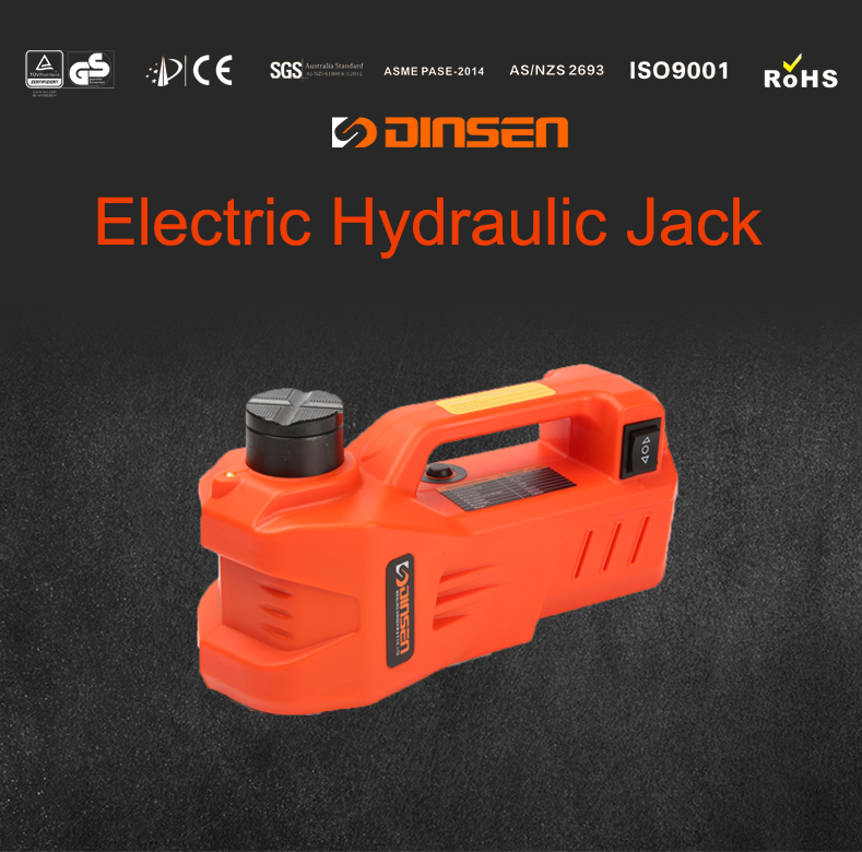 DINSEN professional 12V electric hydraulic jack in car jacks .