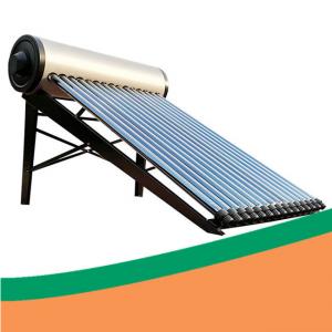 China Low pressure painted steel solar hot water heating low pressure solar water heater on sale 