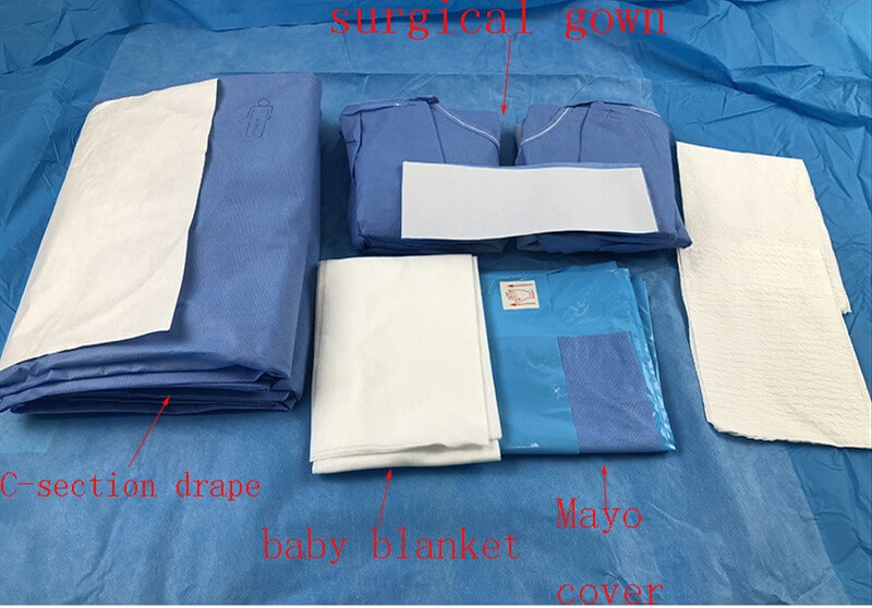 c section pack for cesarean operation