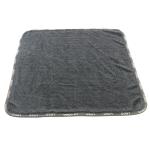 16"X16" Microfiber Car Buffing Towel Black Ultra Thick 800GSM Twist Pile 70% Polyester 30% Polyamide New Arrived