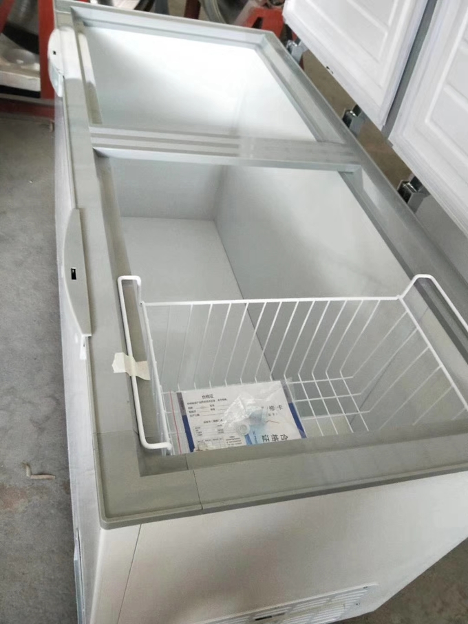 Horizontal freezer a freezer for refrigerating fresh food and meat Direct cooling 11