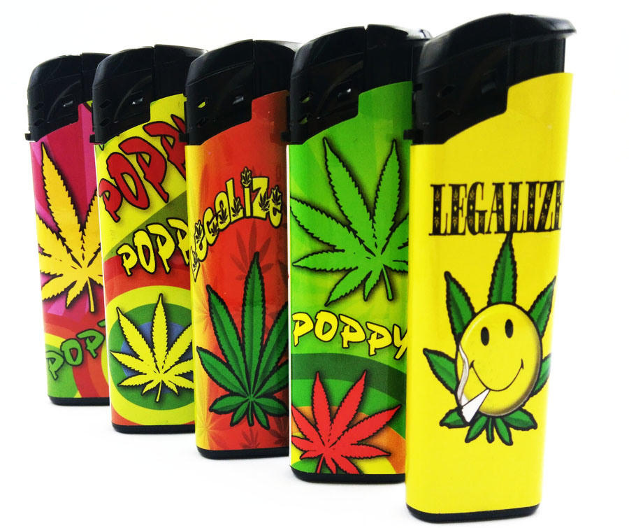 Cheap Wholesale Customized Logo Printing Disposable Plastic Lighters with Flashlight