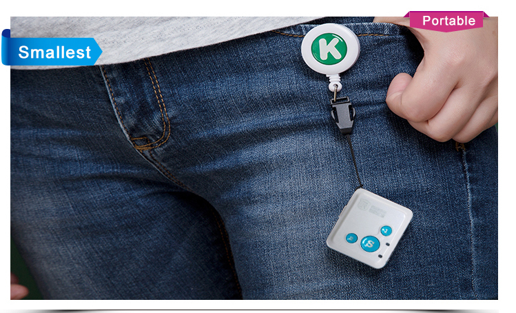 Reachfar rf-v18 mini personal real time gsm tracker for elderly/kids sos button