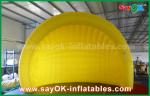 Dôme gonflable de tente d'igloo de casque de tente gonflable jaune d'air pour l'événement/partie