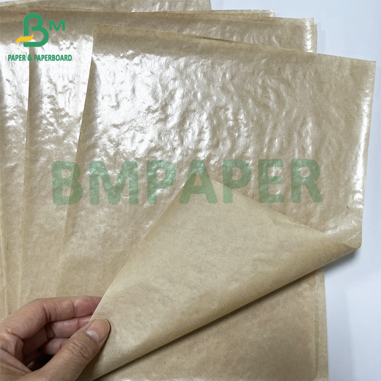 Oilproof Candy Fry Snack Brown Wrapping Kraft PE Coated Paper