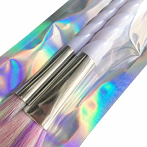 holographic bags for pens resealable packaging smell proof baggie with hole foil pouch bags