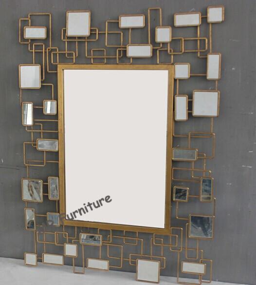 Unique Design Mirror Art Wall Decor Rectangle Modern Mirrored Wall Art For Sale Metal Mirror Wall Decor Manufacturer From China 107589611