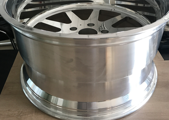 24*14 off road forged wheels for trucks with polished face