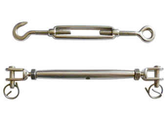 Two types of stainless steel turnbuckles