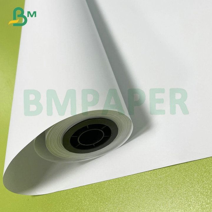 Wide Format Coated Matte Poster Paper Roll 100gsm 128gsm 140gsm For Inkjet Printing