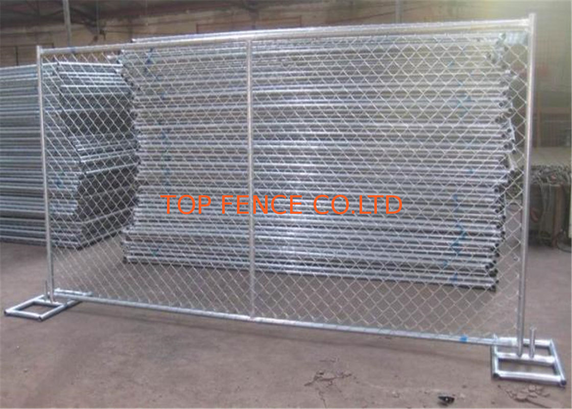 chain mesh temporary construction fence 8ft x 12ft mesh 2-3/8 inch mesh opening x 11.5 gauge wire