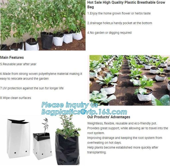 horticulture garden planting bags grow bags er plant bags,greenhouse drip irrigation applications and are excellent for 7