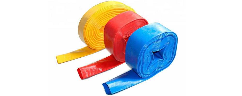 Blue Type High Thickness flexible PVC Layflat Hose