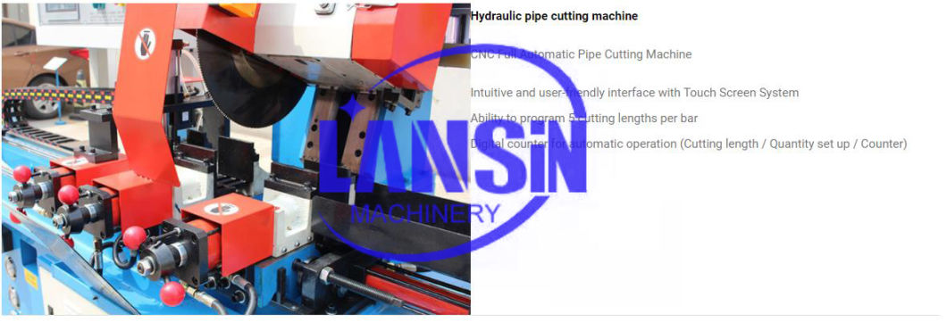 Automatic Metal Pipe Cutting Machine / Tube Cutting Machine / CNC Pipe Tube Cutting Machine / Ss Pipe Cutting Machine / Aluminum Profile Cutting Machine